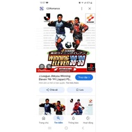 Game p s 1 Japanese soccer 98 99