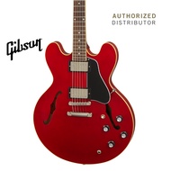 GIBSON ES-335 SATIN SEMI-HOLLOWBODY ELECTRIC GUITAR - SATIN CHERRY / SATIN VINTAGE BURST (ES335)