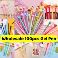 100pcs cute gel pen borong alat tulis murah wholesale stationery cute pen