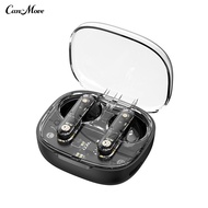 Fast Transmission Speed Earbuds Clear Case Wireless Earbuds Dr91 Bluetooth Earphones Clear Case Deep Bass Noise Reduction Wireless Earbuds Southeast Asian Buyers' Choice