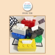 Lego Building Bricks Model Tissue Holder, Plastic Material
