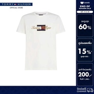 Tommy Hilfiger เสื้อยืด ผู้ชาย รุ่น MW0MW41500 YBL - สีขาว ทรง Regular