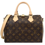 Louis Vuitton LV M41113 Speedy 25 經典老花兩用波士頓包(附鎖組)