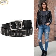 UMTTER Punk Rivet Belts, Trendy Design Y2K Waist Belt, Vintage Heavy Metal All-match Jeans Belt For 
