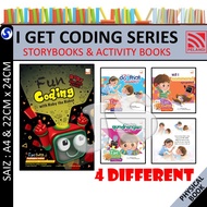 I GET CODING SERIES STORYBOOKS & ACTIVITY BOOKS FUN CODING WITH ROBY THE ROBOT | AGES 3-6 | PRESCHOO