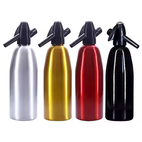 1L Sparkling Water Maker Flavor Soda Blaster CO2 Cocktail Bubble Drinks Pressurizer Soda Siphon Acce