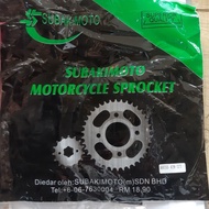 REAR SPROCKET 428-35T & 428-37T FOR KRISS / RC80