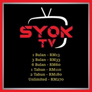 SYOK TV IPTV SYOKTV NEW ID DAN RENEW ID LAMA