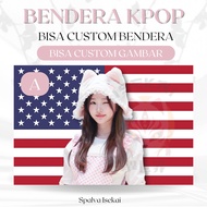 KPOP STELLA H2H HEARTS2HEARTS Flag KPOP Flag/ KPOP AMERICAN Flag/ KPOP Tapestry/ Kpop Tapestry/