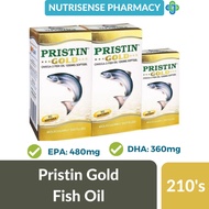 Pristin Gold Omega-3 Fish Oil 1200mg Softgel 210's