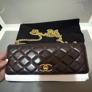 Chanel 調節扣Woc  深棕