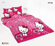 **ครบชุด ถูกสุด** Toto โตโต้ ชุดผ้าปู+ผ้านวม (ขนาด 3.5/5/6ฟุต) ซานริโอ้ คิตตี้ SANRIO Kitty KT82 KT8