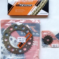 Gear Set TK 428 Yamaha R15 V3 V4/ VVA/ & TK 428 HS 140L Gold Chain