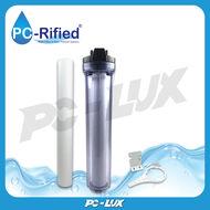 PC-Rified กระบอกกรองน้ำ PP สีใส 20 นิ้ว เกลียว 3/4 นิ้ว