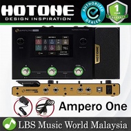 Hotone Ampero ONE MP-80 Amp Modeler Multi Effects Processor with Expression pedal and USB Audio Inte