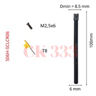 Cán tiện lỗ CNC 6 7 8 10 12 S06H-SCLCR06 S07K-SCLCR06 S08K-SCLCR06 S10K-SCLCR06 S12M-SCLCR06 LẮP CC0