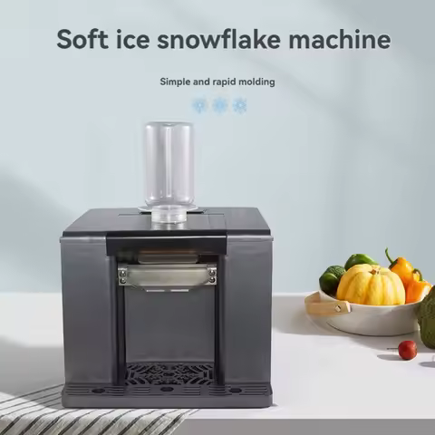 Mini Snow Ice Machine Shaver Machine Europe Snowflake Ice Machine Korea Bingsu Machine Snowflake Ice