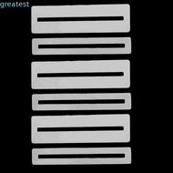 GREATMY 3Sets Guitar Fret Guard, 7.8cm Size Steel Fret Wrap, Professional Silver Color Fret Protecto
