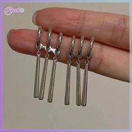 New 1Pair One Piece Zoro Anime Earrings Women Men Cosplay Earrings Piercing Jewelry Fashion Fake Tri