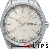 歐米茄海馬系列Aqua Terra 150公尺同軸腕錶，43毫米錶徑，年曆款（231.10.43.22.02.003）－男士腕錶，白色，拋光，成色極佳，附原廠錶盒和保固卡。 [二手]