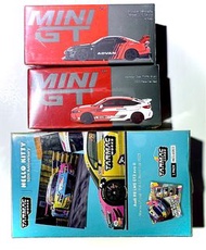 模型車組合: LB Super Silhouette Nissan S15 Silvia (649),Honda Civic TYPE R #1 2023 (686), Hello Kitty 50t