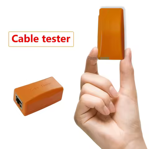 Network Cable Test Box CCTV Tester Detect Faulty Point of RJ45 Network Cable Connector Working with 
