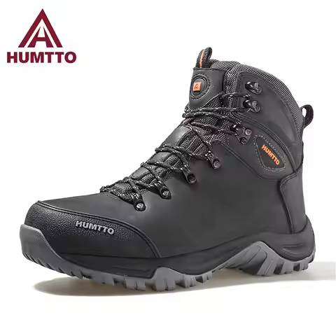 HUMTTO Hiking shoes Men's waterproof hunting Boots Tactical Desert Combat Ankle trekking Boots Male 