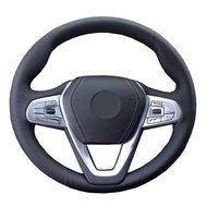 Handmade DIY Leather Steering Wheel Cover  Custom Steering Wheel Cover Compatible For  BMW G30 530i 