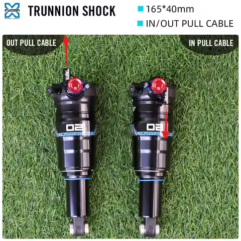 Ultralight X-FUSION O2 PRO RLR MTB Rear Shock Remote Control Trunnion Bike Shock 165*40mm 54MM/22.2M