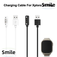 SMILE USB Charging Cable, Charger Base Kids Dock Charger Adapter,  Fast Charging Smart Watch Accessories Watch Power Charge Wire for Xplora X6 Play