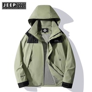 JEEP SPIRIT 1941 ESTD Autumn/Winter Fashionable Embroidered Hoodie