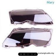 【In stock】Mary 2Pcs Vehicle Front Indicator Light Headlamp Plastic Shell Cover for BMW E46 4 DR A2MP