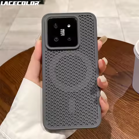 Luxury Heat Dissipation For Magsafe Case For Xiaomi 17 ProMax 15 14 13 Redmi K90 K80 K70 K60 Ultra P