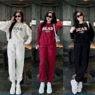 Autumn-Winter outfit made of Chinese felt, beautiful bear, autumn-winter outfit for women