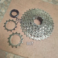 34T SPROCKET CASSETTE OXO 7 speed 7sp 12-34T