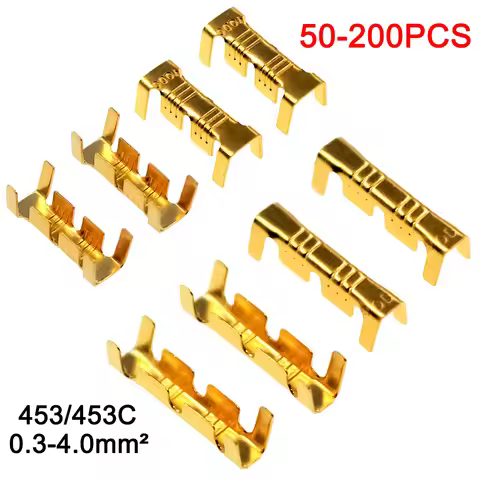 453 /453C U-shaped terminal tab cold inserts terminal wire connector terminales electricos small tee