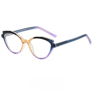 JN IMPRESSION Korean Retro Anti-blue Light Reading Glasses Core CP Imitation Plate Gradient Color Gl