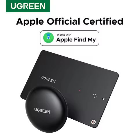UGREEN Security SmartTrack Card Works with Apple Find My Wallet Bluetooth Tracker Phone Finder Water