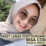 Kacamata Photocromic Lensa Otomatis Menghitam / Berubah Warna 6639