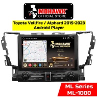 Mohawk OEM Toyota Vellfire Alphard 2005 - 2023 Android Player Untuk Kereta ML Series 4g DSP ML-1000