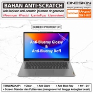 garskin sticker laptop lenovo ideapad slim 1-14 14amn7 gen 7 full body - blueray glossy