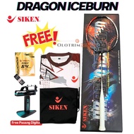 Original SIKEN DRAGON ICE BURN 38LBS ICEBURN Badminton Racket