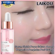 LAIKOU Sakura Face Serum Brighten Skin Tone Deep Nourishing Anti-aging Wrinkle Moisturizing Face Ess