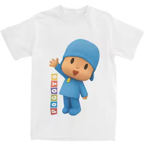 Fourpoc Show P-pocoyo Elly Pato Cotton T Shirts Fashion Tshirt for Men Summer Y2K Retro Custom Logo 