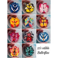 Edible Wafer Paper Butterflies 22's Edible Paper
