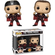 Funko Pop! Wrestling: Bullet Club - Young Bucks 2 Pack, Multicolor