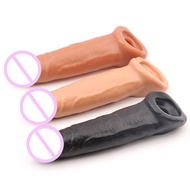 21Cm Enlargement Penis Extender Sleeve Reuseable Condom Delay Ejaculation Sex Toys For Men