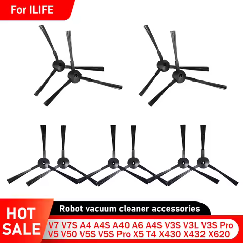 Side Brush Parts For ILIFE V7 V7S A4 A4S A40 A6 A4S V3S V3L V3S Pro V5 V50 V5S V5S Pro X5 T4 X430 X4