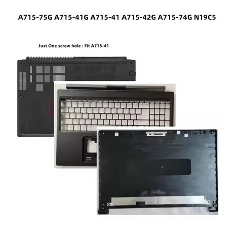 New LCD Back Top Case Palmrest Upper Bottom Cover Case For Aspire 7 A715-75G A715-41G A715-41 A715-4