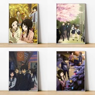 Hyouka Anime Poster Decoration Home Decorations Posters for Wall Decor Art Painting on Canvas Decora